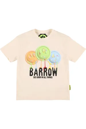 BARROW Printed Cotton Jersey T-shirt