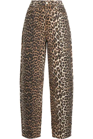 Ganni Printed Denim Jeans