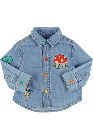 Stella McCartney Embroidered Cotton Denim Shirt