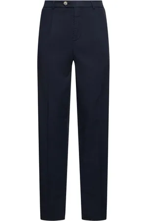 Brunello Cucinelli Dyed Stretch Cotton Gabardine Pants