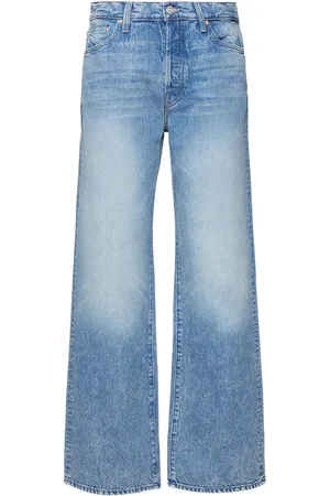 Mother Lil Dodger Button Sneak Jeans