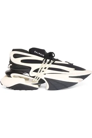Balmain Unicorn Neoprene & Leather Sneakers