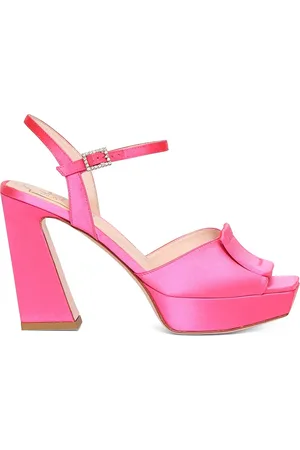 Roger Vivier 100mm Wedge Satin Sandals