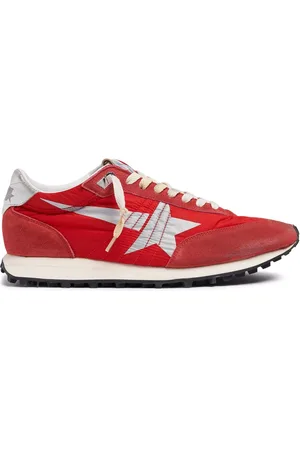 Golden Goose Running Marathon Nylon & Suede Sneakers