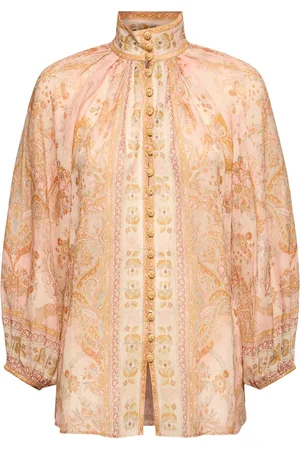 ZIMMERMANN Acacia Printed 3/4 Sleeve Shirt