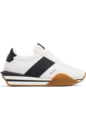 Tom Ford Suede & Tech Low Top Sneakers