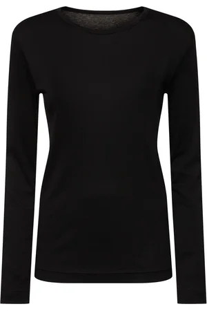 YOHJI YAMAMOTO Doubled Cuff Ribbed Long Sleeve T-shirt