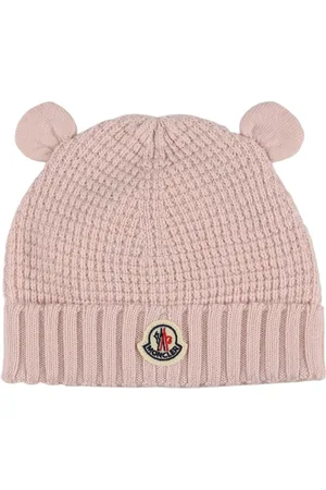 Moncler Virgin Wool Teddy Bear Ears Beanie