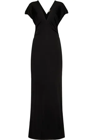 Khaite Ima Slinky Viscose Midi Dress