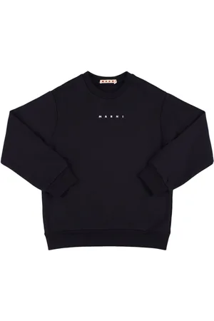 Marni Printed Cotton Crewneck Sweatshirt
