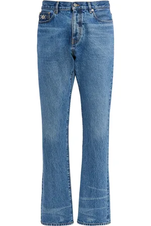 VERSACE Cotton Denim Jeans