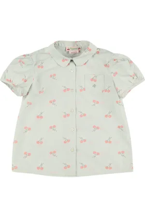 BONPOINT Printed Organic Cotton Poplin Shirt