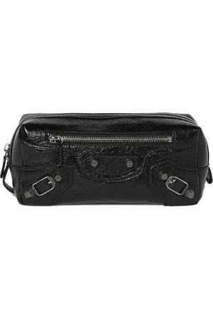Balenciaga Cagole Leather Nano Pouch