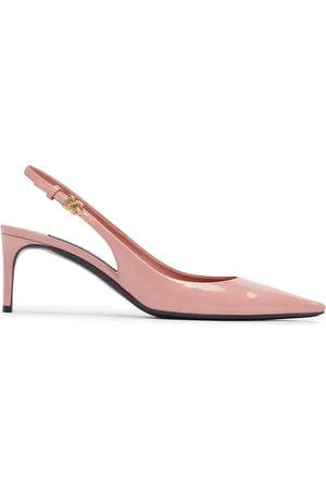Dolce & Gabbana 60mm Mun Leather Slingback Pumps