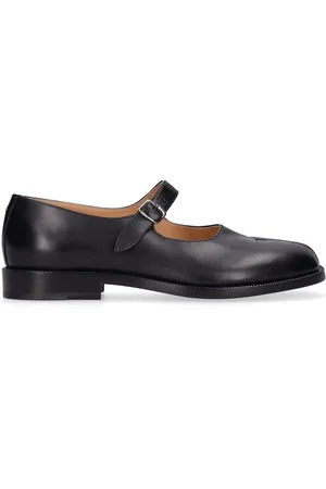 Maison Margiela 20mm Tabi Leather Mary Jane Flats