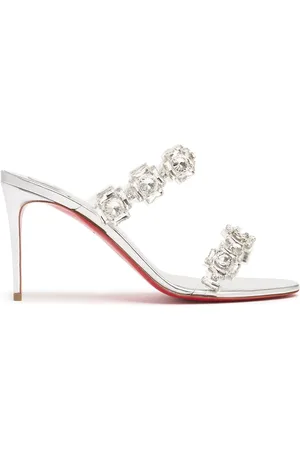 Christian Louboutin 85mm Just Jewel Crystal Sandals