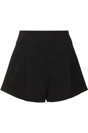 St Agni Paperbag Waist Stretch Wool Shorts