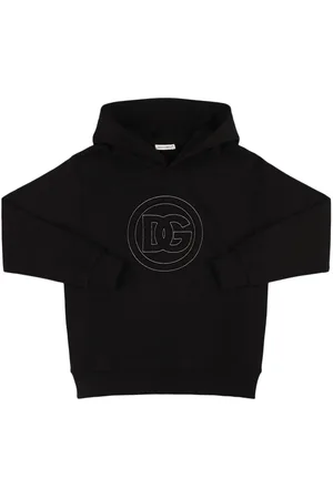 Dolce & Gabbana Embroidered Logo Cotton Hoodie