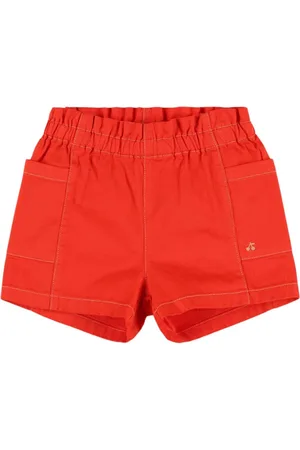 BONPOINT Cotton Blend Denim Shorts