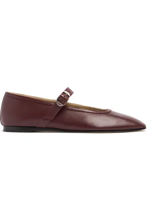 Le Monde Beryl 10mm Ballet Leather Mary Jane Flats