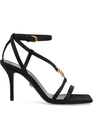 VERSACE 85mm Satin Sandals