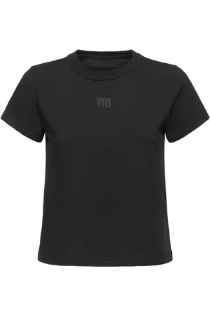 Alexander Wang Essential Shrunk Cotton Jersey T-shirt