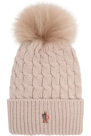 Moncler Virgin Wool Beanie W/ Pompom