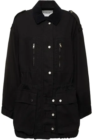 Marant Etoile Joanna Oversized Cotton Gabardine Jacket