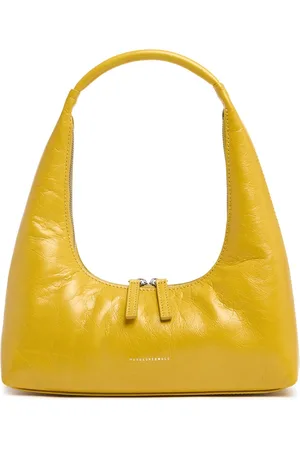 MARGE SHERWOOD Hobo Crinkled Leather Shoulder Bag