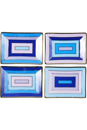 Jonathan Adler Set Of 4 Petite Scala Trays