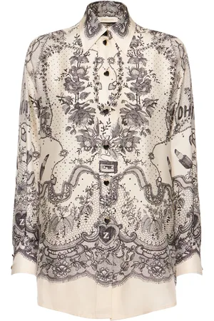 ZIMMERMANN Crush Relaxed Silk Shirt
