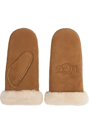 UGG Logo Embroidered Mittens