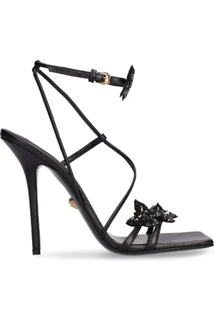 VERSACE Dua Lipa 110mm Butterfly Leather Sandals