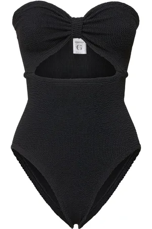 Hunza G Alana Strapless One Piece Swimsuit