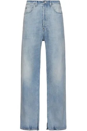 Maison Margiela Cotton Denim Wide Jeans