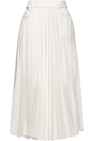 SACAI Denim Mix Midi Skirt