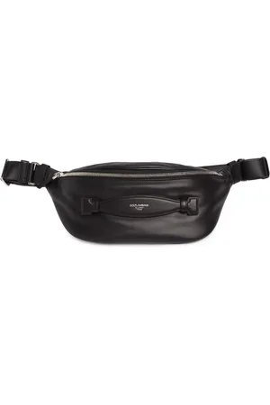 Dolce & Gabbana Logo Smooth Leather Belt Bag