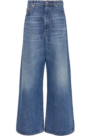 Sportmax Angri Low Rise Denim Wide Jeans