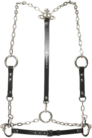 Vivienne Westwood Chain Harness W/ Leather Inserts