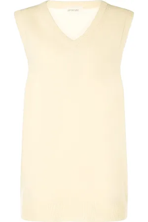 Sportmax Gimmy Wool & Cashmere Knit V-neck Top