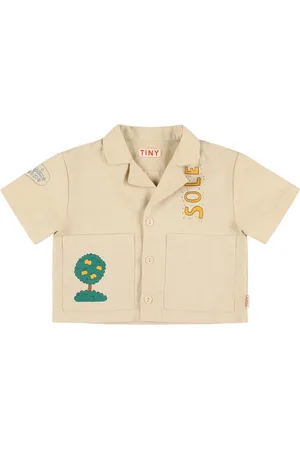 Tiny Cottons Printed Cotton Twill Shirt