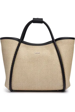 Max Mara S Summer Marin Raffia Effect Tote Bag
