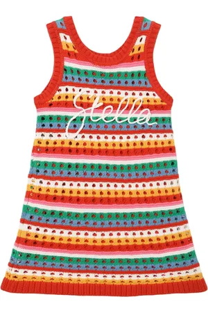 Stella McCartney Embroidered Cotton Knit Dress