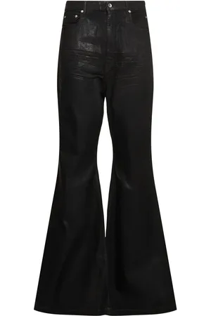 Rick Owens Bolan Bootcut Coated Denim Jeans