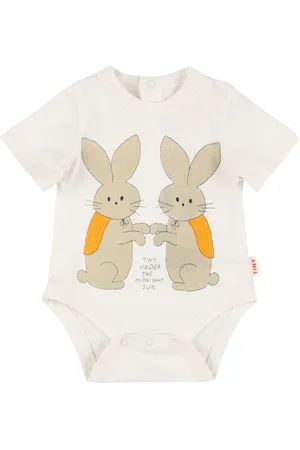 Tiny Cottons Printed Cotton Jersey Romper