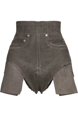 Rick Owens Dirt Cutoffs Denim Shorts