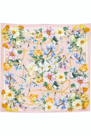 Dolce & Gabbana Printed Silk Twill Scarf