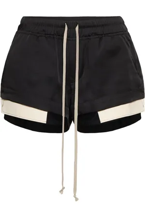 Rick Owens Fog Washed Charmeuse Boxer Shorts