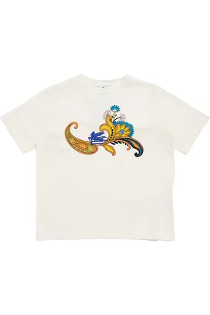 Etro Embroidered Cotton Jersey T-shirt