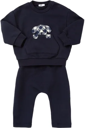 Il gufo Cotton Jersey Sweatshirt & Pants